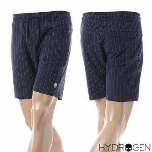 ハイドロゲン HYDROGEN ショートパンツ スウェット メンズ TECH SHORTS 295H04 ネイビーストライプ