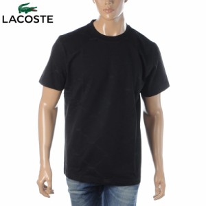 ラコステ LACOSTE Tシャツ 半袖 クルーネック メンズ TH9165 ブラック