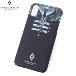 マルセロバーロン MARCELO BURLON iPhone XS/X ケース カバー CATCH THEM WINGS X CASE CMPA007E190080391088 ブラック