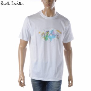 ポールスミス PAUL SMITH Tシャツ メンズ ブランド クルーネック 半袖 M2R 011R KP3799 ホワイト