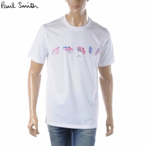 ポールスミス PAUL SMITH Tシャツ メンズ ブランド クルーネック 半袖 M2R 011R KP3828 ホワイト