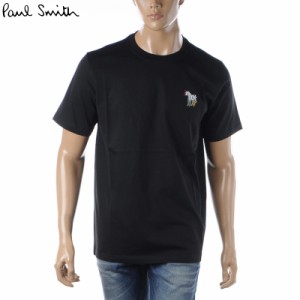 ポールスミス PAUL SMITH Tシャツ メンズ ブランド クルーネック 半袖 M2R 011R KP3824 ブラック