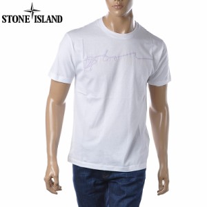 ストーンアイランド STONE ISLAND クルーネックTシャツ 半袖 メンズ ブランド 2NS80 ホワイト