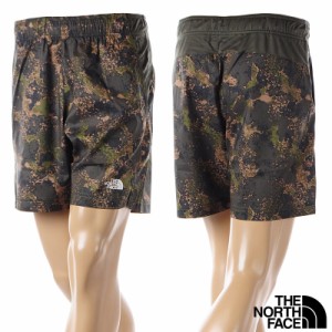 ザ ノースフェイス THE NORTH FACE ショートパンツ メンズ ブランド MEN’S 24/7 SHORT PRINT NF0A886W カモフラ カーキ 2024春夏新作