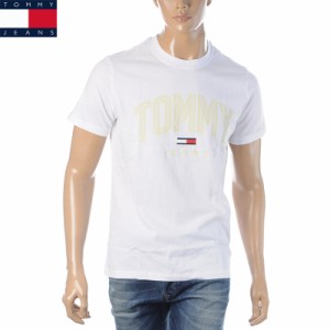 トミージーンズ TOMMY JEANS クルーネックTシャツ 半袖 メンズ DM0DM10226 ホワイト