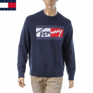 トミージーンズ TOMMY JEANS クルーネックニット セーター メンズ ブランド DM0DM11365 ネイビー