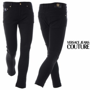 ヴェルサーチ ジーンズ クチュール VERSACE JEANS COUTURE ジーンズ デニム メンズ 74GAB530 CDW00 ブラック