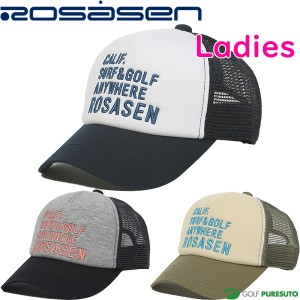 【レディース】ロサーセン ゴルフキャップ 配色メッシュキャップ 046-58265 帽子 ヘッドウェア ゴルフウェア