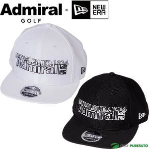 アドミラルゴルフ ニューエラ コラボ ゴルフキャップ ひらつばキャップ メンズ ADMB322F ヘッドウェア 帽子 ゴルフウェア コラボレーショ