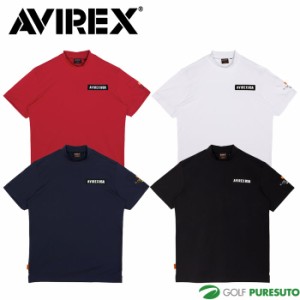 アヴィレックス ゴルフ 半袖 アイコンモックシャツ メンズ AVG3S-AP9 ゴルフウェア