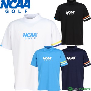 NCAA GOLF 半袖 モックネックシャツ メンズ NG1012 ゴルフウェア