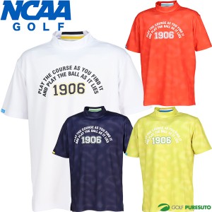 NCAA GOLF 半袖 モックネックシャツ メンズ NG1013 ゴルフウェア