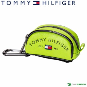 トミー ヒルフィガー ゴルフ ボールポーチ ラウンドロゴ THMG3SBK ボールケース ボール2個用