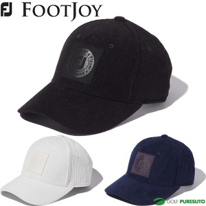 フットジョイ ゴルフ ゴルフキャップ スクエアパッチコーデュロイキャップ メンズ FH23ACC 帽子 ヘッドウェア 2023年秋冬モデル FootJoy 