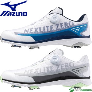 ミズノ ゴルフ ゴルフシューズ ネクスライトゼロIG ボア メンズ 51GM2380 防水 2023年秋冬モデル Mizuno Golf NEXLITE ZERO IG BOA 51GM2