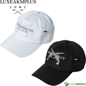 リュクスエイケイエムプラス × ロアー コラボレーション ゴルフ ゴルフキャップ  ロゴキャップ メンズ LAZ-23026R 帽子 ヘッドウェア ゴ