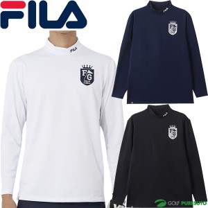 フィラ ゴルフ 長袖 モックネックシャツ メンズ 782-530 トップス ゴルフウェア 2023年秋冬モデル FILA GOLF 782530 秋冬ウェア UVカット