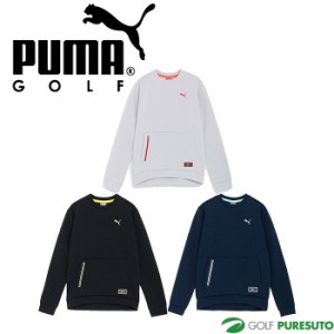 プーマ ゴルフ ストレッチ スローガン ロゴ クルー スウェット 624909 トップス ゴルフウェア 2023年秋冬モデル PUMA