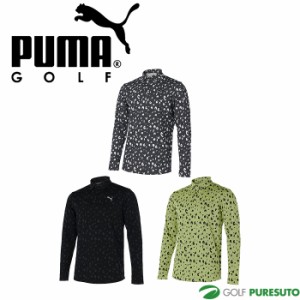プーマ ゴルフ レオパードジャカード 長袖 ポロシャツ 624914 トップス ゴルフウェア 2023年秋冬モデル PUMA