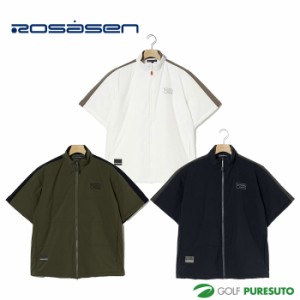 ロサーセン ストレッチタフタ 半袖ブルゾン 044-49041 トップス ゴルフウェア 2023年秋冬モデル Rosasen