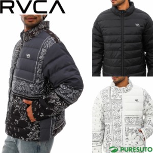 ルーカ RVCA 長袖 フルジップ ダウンジャケット BREEZY PUFFER JACKET メンズ BD042784 トップス アウター 2023年秋冬モデル 秋冬ウェア 