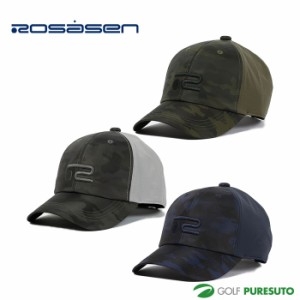 ロサーセン カモフラ×リップストップ キャップ 046-59835 帽子 ゴルフウェア 2023年秋冬モデル Rosasen