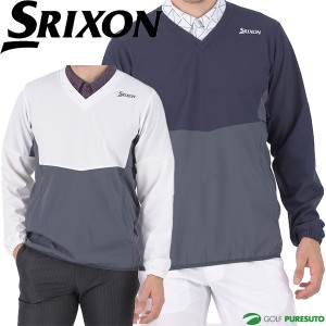 スリクソン ゴルフ 長袖 ストレッチプルオーバーウインド メンズ RGMXJK01 ウィンドブレーカー ゴルフウェア 2024年春夏モデル SRIXON by