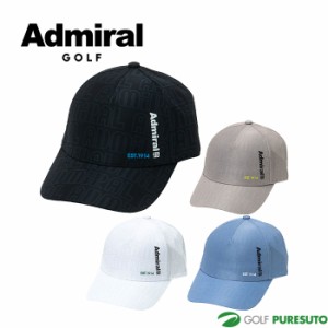 アドミラルゴルフ モノグラム キャップ ADMB4A10 帽子 ゴルフウェア 2024年春夏モデル Admiral Golf