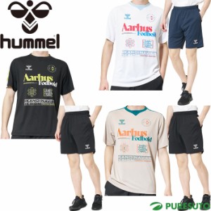 ヒュンメル hummel プラクティス 半袖Tシャツ+ハーフパンツ 上下セット セットアップ メンズ HAP1192／HAP2129P スポーツ トレーニング 