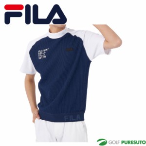 フィラ ゴルフ 半袖 モックネックシャツ 744-643 トップス ゴルフウェア 2024年春夏モデル FILA