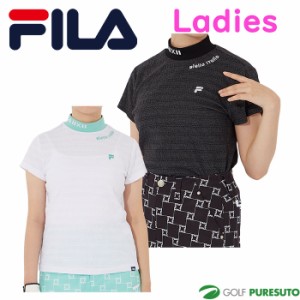 【レディース】 フィラ ゴルフ 半袖 モックネックシャツ 754-643 トップス ゴルフウェア 2024年春夏モデル FILA