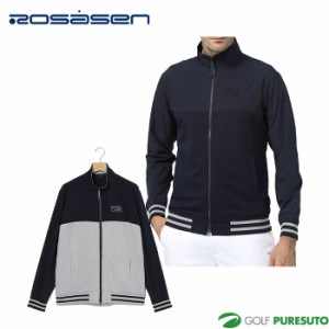 ロサーセン ジャカード メッシュ×タフタ ブルゾン 044-51212 ゴルフウェア トップス 2024年春夏モデル Rosasen