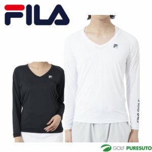 フィラ ゴルフ 接触冷感 Vネック インナーシャツ 744-980 アンダーウェア ゴルフウェア 2024年春夏モデル FILA