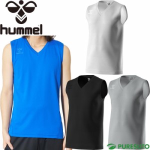 ヒュンメル hummel ノースリーブ つめたインナーシャツ DEO メンズ HAP5159 接触冷感 吸汗速乾 消臭 抗菌 インナーウェア アンダーウェア