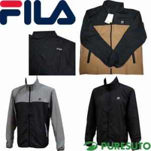 【在庫処分】フィラ FILA 長袖 フルジップ ブルゾン 薄手 メンズ 412-352 アウター ウィンドブレーカー トレーニング ジャケット 携帯 ス