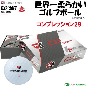 【即納！】ウィルソン DX2 ソフト ゴルフボール 1ダース 2018年モデル 