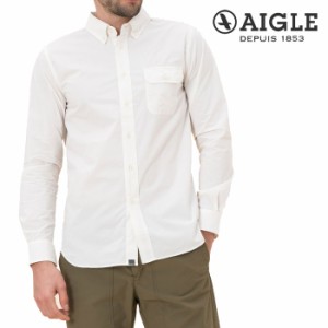 エーグル AIGLE クラシック コーデュラ ボタンダウンシャツ ZCH012J UVカット 