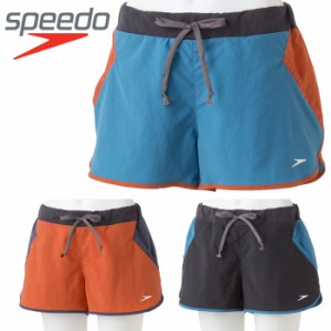 【レディース】スピード speedo スウィッチング ウォーターショーツ SLW41905 女性 レジャー ショートパンツ 19SS