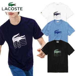 ラコステ LACOSTE 3DロゴプリントクルーネックTシャツ 半袖 メンズ TH4235L