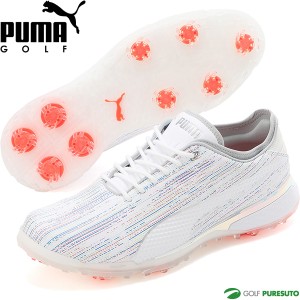 良品 PUMA GOLF プーマゴルフ ゴルフシューズ 27.5cm 紐タイプ