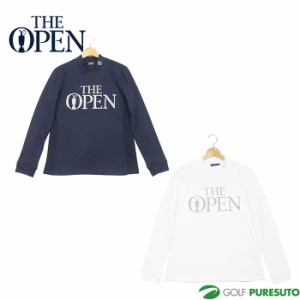 THE OPEN ゴルフ ハイネック ロゴプリント シャツ UVカット 抗菌 171-25913 ゴルフウェア