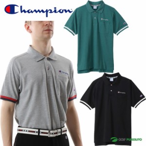 チャンピオン ゴルフ ポロシャツ C3-VG302 メンズ ゴルフウェア 半袖 吸汗速乾 UVカット 抗菌 防臭
