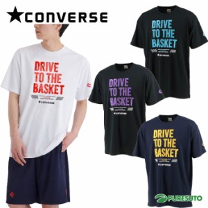 コンバース CONVERSE プリントＴシャツ CB221362 メンズ 半袖 Ｔシャツ 吸汗速乾