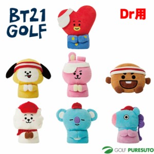 BT21 GOLF HOLE IN ONE ヘッドカバー ドライバー用 ビーティーイシビル ゴルフ ホールインワン キャラクター柄 73001-430