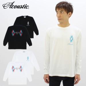 アコースティック(ACOUSTIC) 当店別注 NATIVE L/S TEE (AC-22051) メンズ 限定 長袖 ロンT Tシャツ [AA]