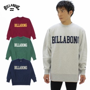 ビラボン(BILLABONG) メンズ COLLEGE LOGO CREW クルーネック スウェット (bc012-006) /トレーナー 男性用 [AA]