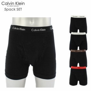 カルバンクライン Calvin Klein 5枚組 コットン クラシック ボクサーパンツ 5枚セット アンダーウェア メンズ 下着[AA]