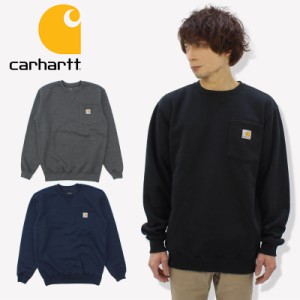 カーハート (Carhartt) CREW NECK POCKET SWEATSHIRT(103852) メンズ クルーネックスウェット トレーナー   [AA]