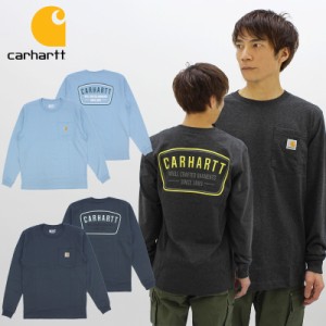 カーハート  Carhartt  Heavyweight Long-Sleeve Pocket  T-shirt (105425/TK5425)  メンズ 長袖 Tシャツ[AA]