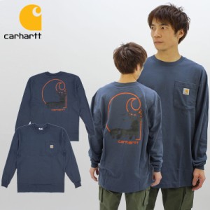 カーハート  Carhartt  Heavyweight Long-Sleeve T-shirt (105487/TK5487)  メンズ 長袖 Tシャツ/ワークウェア  [AA]